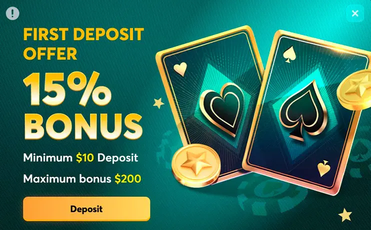 BC Poker First Deposit Offer