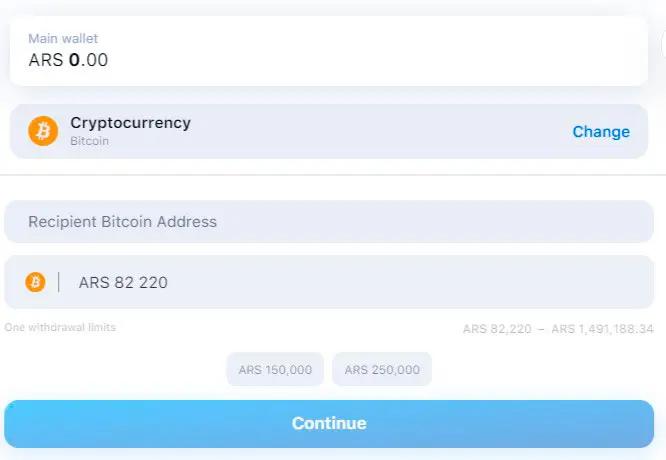 Bitcoin Withdrawal